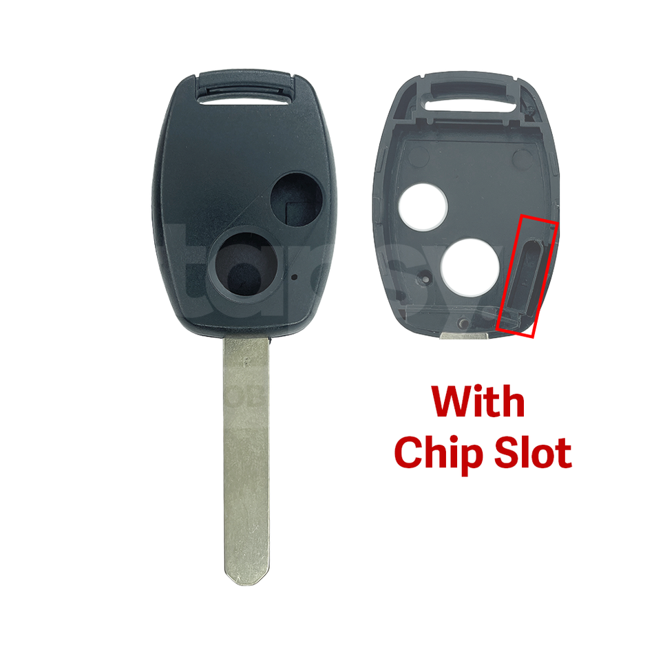HONDA 2 Buttons Remote Key Shell/Case With Separate Chip Slot HON66 Blade