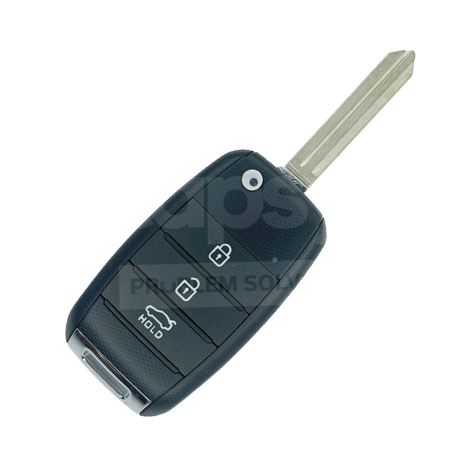 KIA 3 Buttons New Style Flip Remote Key Shell/Case HYN14R Blade