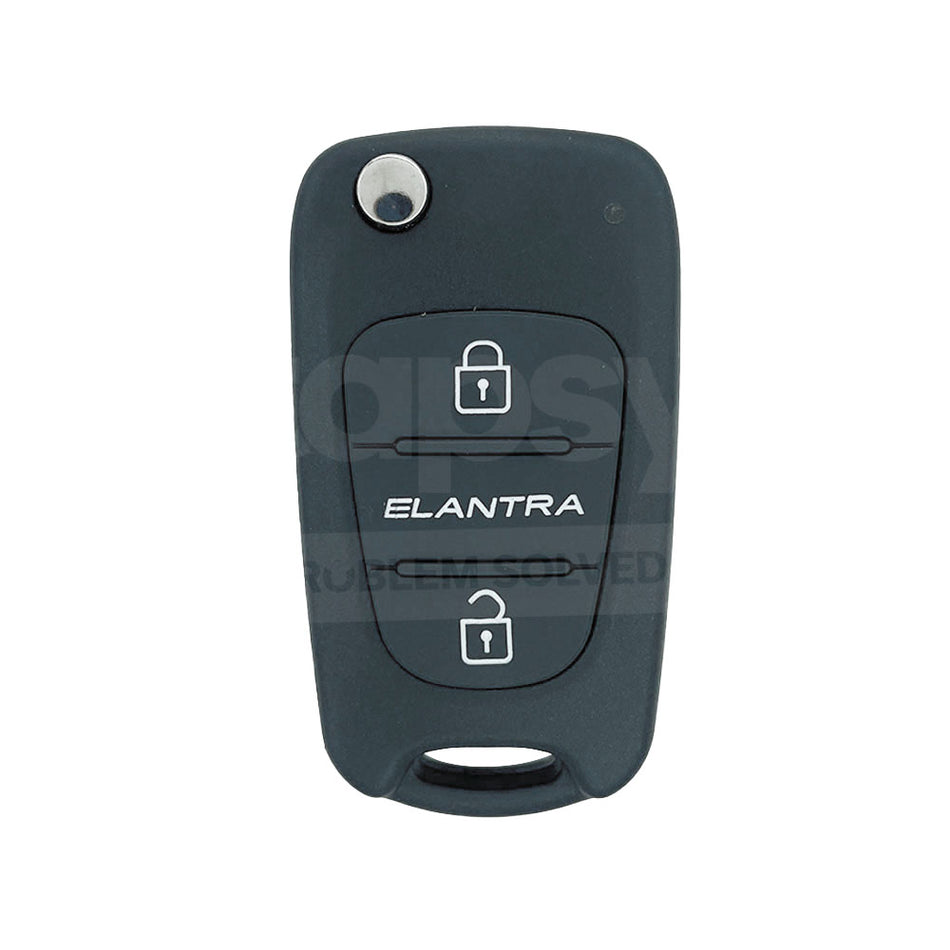 Hyundai Elantra 2 Buttons Flip Remote Key Shell/Case HYN14 Blade