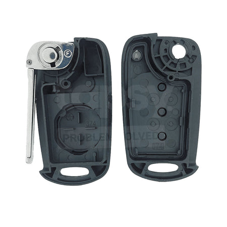 Hyundai Elantra 2 Buttons Flip Remote Key Shell/Case HYN14 Blade