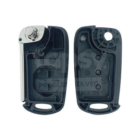 KIA Rio 3 Buttons Flip Remote Key Shell/Case TOY48 Blade