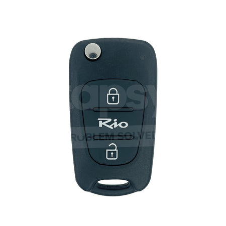KIA Rio 3 Buttons Flip Remote Key Shell/Case TOY48 Blade