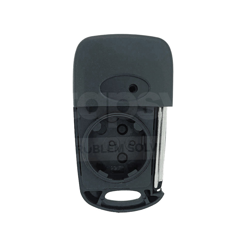 Hyundai 3 Buttons Flip Remote Key Shell/Case HYN17R Blade With SUV Button