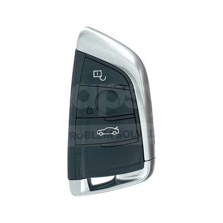 BMW M-Sport 3 Buttons Smart Remote Key Shell/Case Black Colour With Emergency Blade