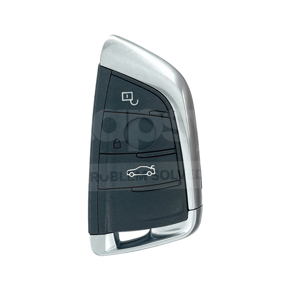 BMW M-Sport 3 Buttons Smart Remote Key Shell/Case Black Colour With Emergency Blade