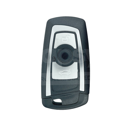 BMW 3 Buttons Smart Remote Key Shell/Case Silver Colour With Emergency Blade