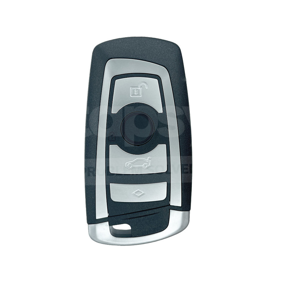 BMW 4 Buttons Smart Remote Key Shell/Case Silver Colour With Emergency Blade