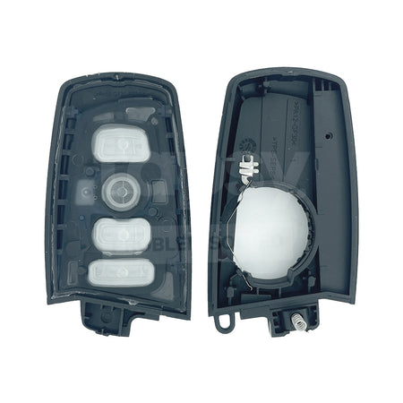 BMW 4 Buttons Smart Remote Key Shell/Case Silver Colour With Emergency Blade