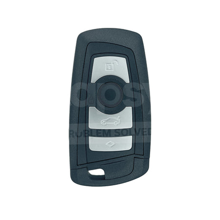 BMW 4 Buttons Smart Remote Key Shell/Case Black Colour With Emergency Blade