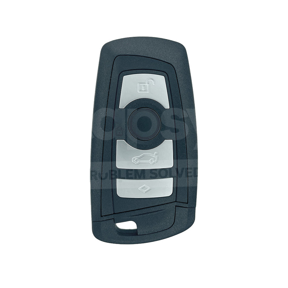 BMW 4 Buttons Smart Remote Key Shell/Case Black Colour With Emergency Blade