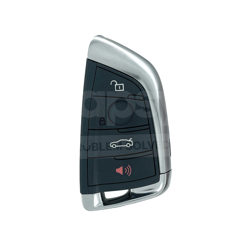 BMW 3+1 Buttons Smart Remote Key Shell/Case Black Colour With Emergency Blade