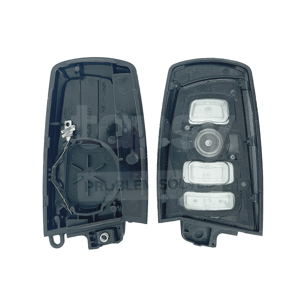 BMW 4 Buttons Smart Remote Key Shell/Case Black Colour With Emergency Blade