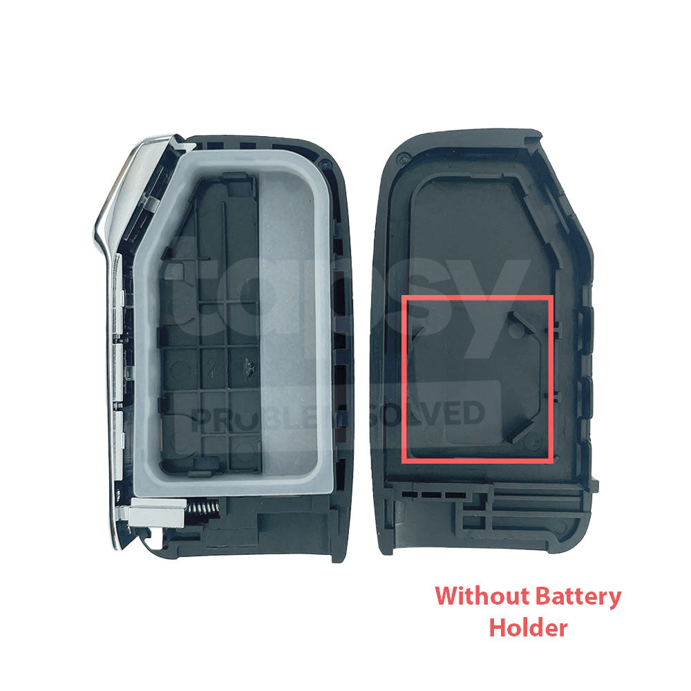 KIA 3 Side Buttons Smart Remote Key Shell/Case With KIA9TE Emergency Blade(Without Battery Holder)