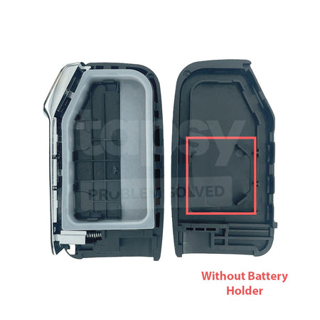 KIA 3 Side Buttons Smart Remote Key Shell/Case With KIA9TE Emergency Blade(Without Battery Holder)