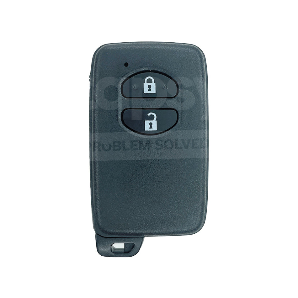 Toyota 2010 2 Buttons Smart Remote Key Shell Black Color KEYDIY TDB Compatible
