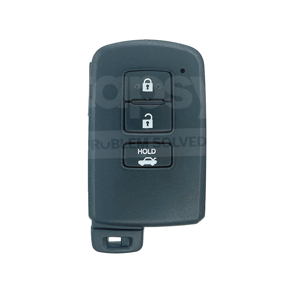 Toyota Camry/Corolla 3 Buttons Smart Remote Key Shell Trunk VVDI XM38 Compatible