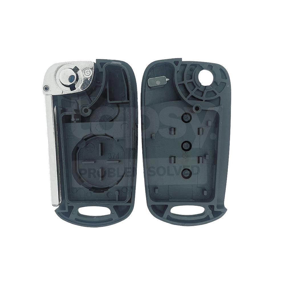 Hyundai 3 Buttons Flip Remote Key Shell/Case HYN17 Blade SUV Button
