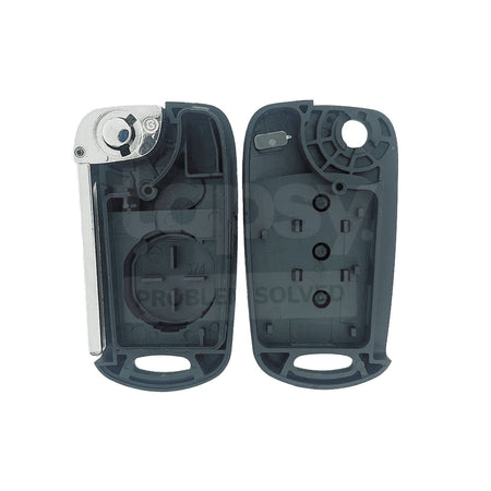 Hyundai 3 Buttons Flip Remote Key Shell/Case HYN17 Blade SUV Button