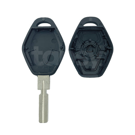 BMW 3 Buttons Diamond Shape Remote Key Shell/Case With HU58 Blade
