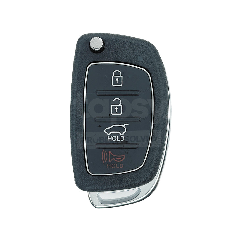 Hyundai 2015 3+1 Buttons Flip Remote Key Shell/Case HYN17 Blade SUV Button