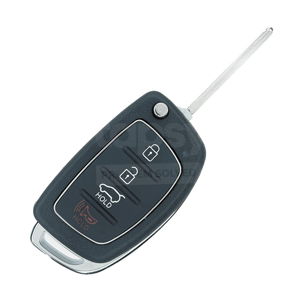 Hyundai 2015 3+1 Buttons Flip Remote Key Shell/Case HYN17 Blade SUV Button