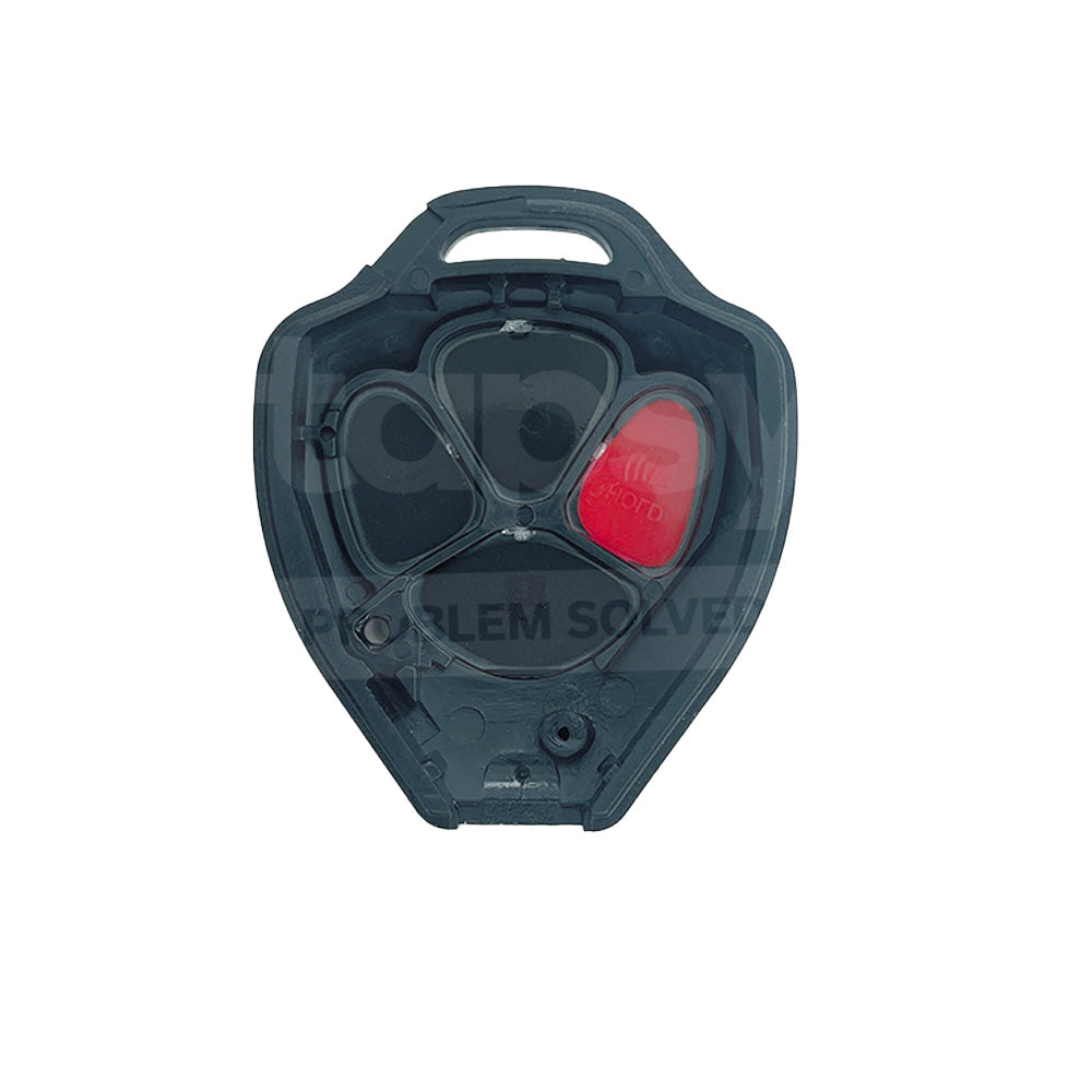Toyota 3 Buttons Remote Shell Head Panic (No Key Cutting Required)