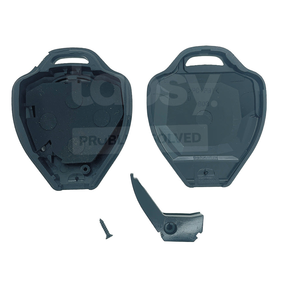 Toyota 3 Buttons Remote Shell Head Trunk (No Key Cutting Required)