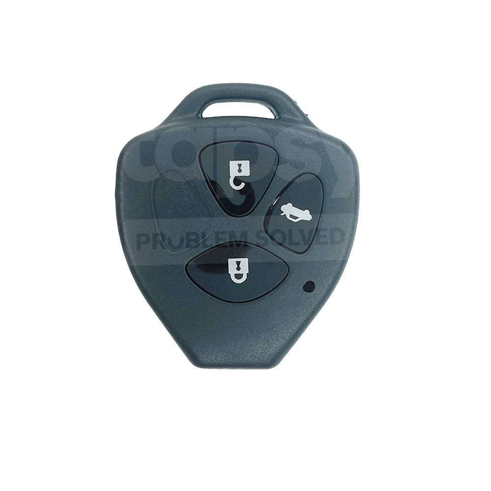 Toyota 3 Buttons Remote Shell Head Trunk (No Key Cutting Required)