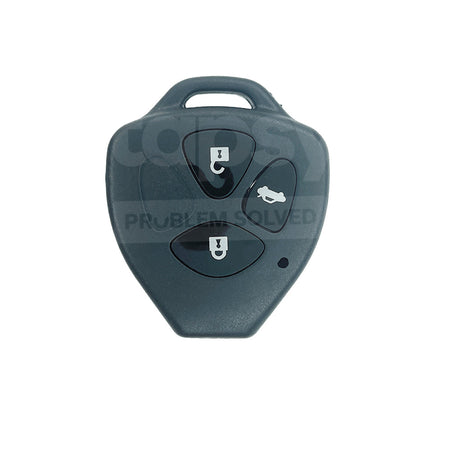 Toyota 3 Buttons Remote Shell Head Trunk (No Key Cutting Required)