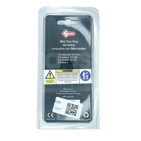 Silca Universal Mercedes Benz 3 Buttons Smart Key Support Smart Pro W204/207/212/164/166/221 315/433MHz