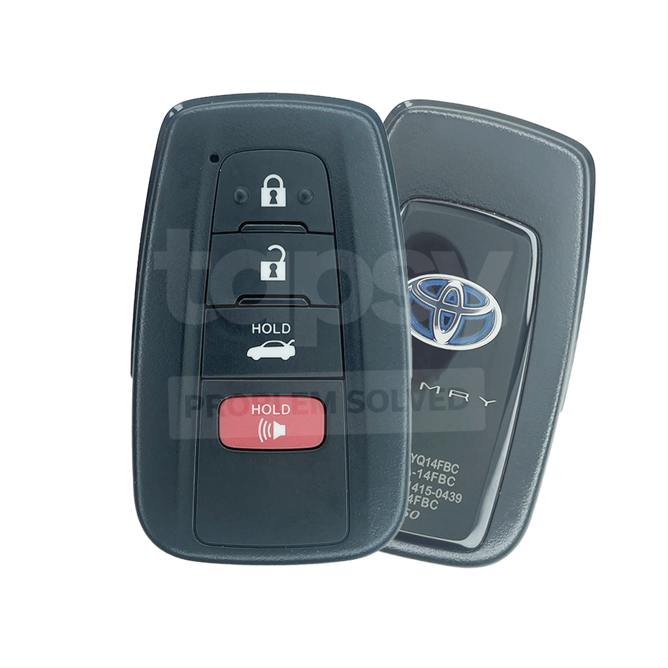 Toyota Camry 2018-2023 Original 3+1 Buttons Smart Remote Key 312/314MHz 89904-06220
