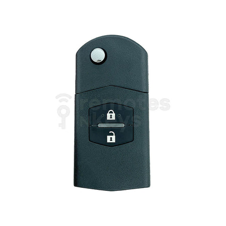Mazda 2 Buttons Remote Key Shell/Case MAZ24R With Long Battery Holder