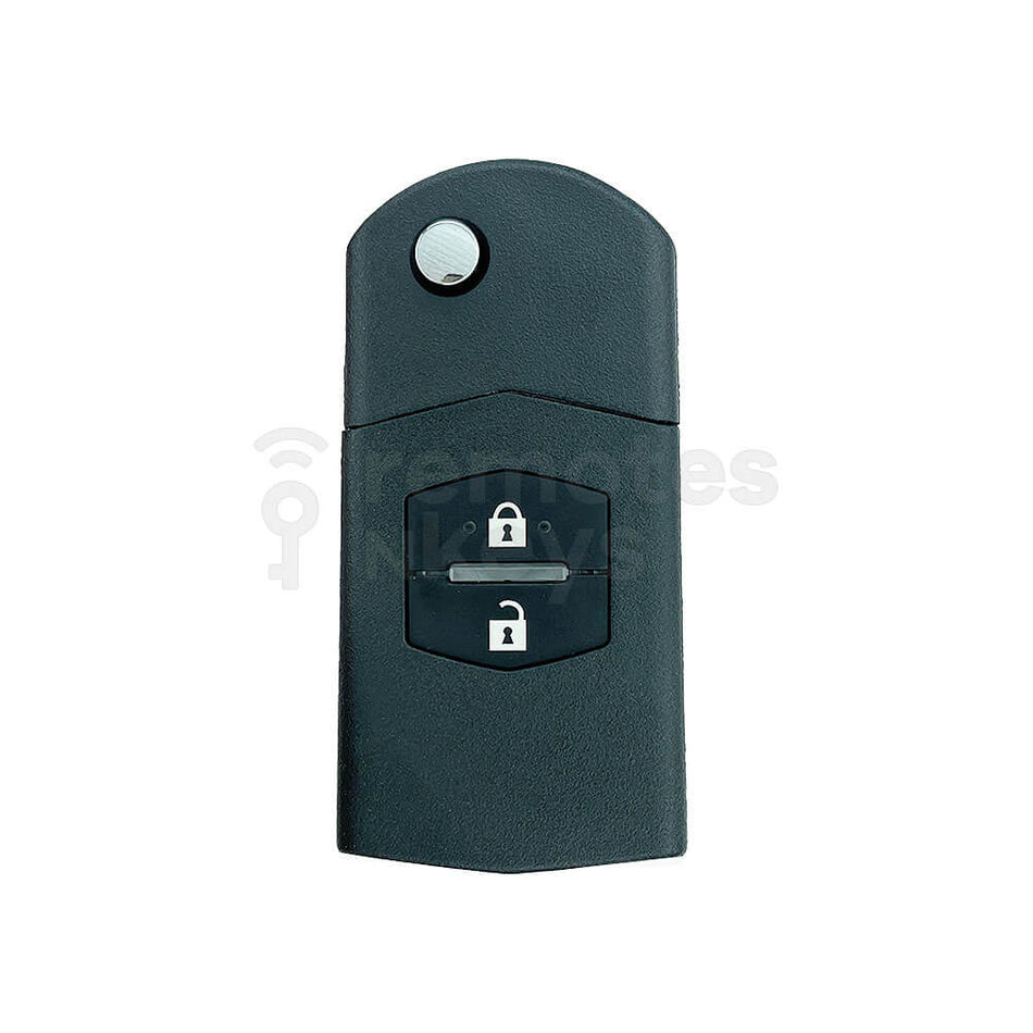 Mazda 2 Buttons Remote Key Shell/Case MAZ24R With Long Battery Holder