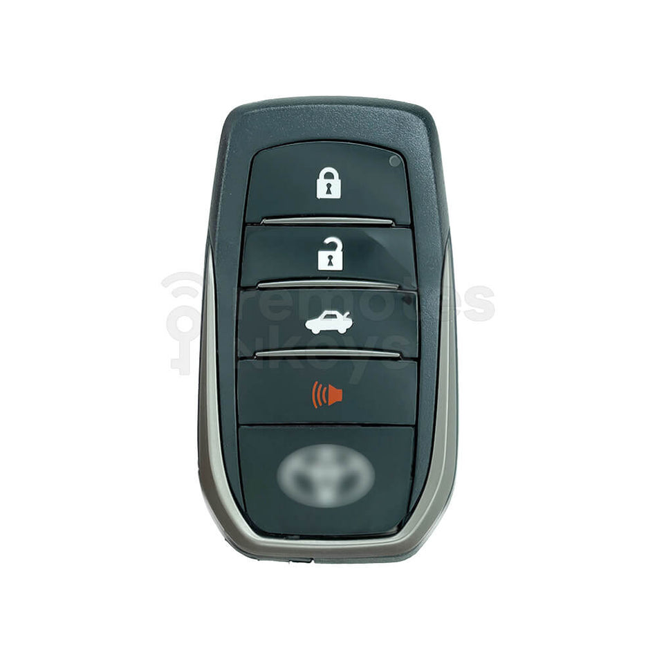 Toyota 4 Buttons 2019 Smart Remote Key Shell Car Trunk VVDI XM38 Compatible