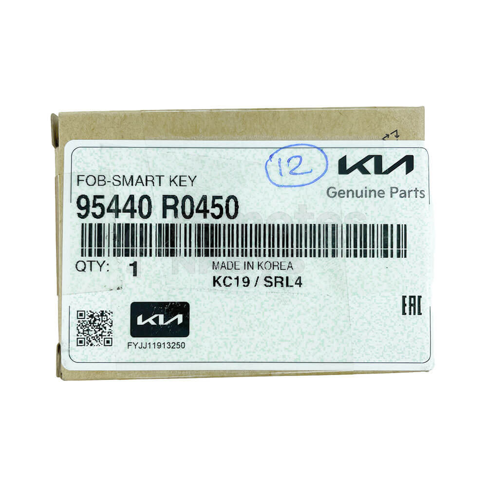 KIA Carnival 2022-2024 Genuine 6 Buttons Smart Remote Key 433MHz 95440-R0450 FCC ID: SY5KA4FGE07