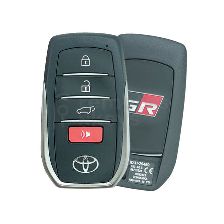 Toyota Land Cruiser GR 2022-2024 Original 3+1 Buttons Smart Remote Key 8A 433/434MHz 8990H-60401 / 8990H-60421 FCC ID: B3N2K2R
