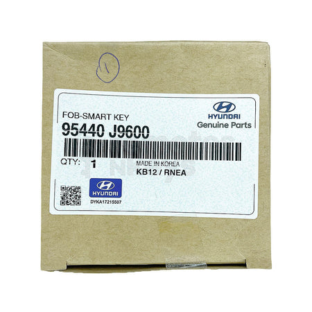 Hyundai Kona 2021 Genuine 4 Buttons Smart Remote Key ID47 433MHz 95440-J9600