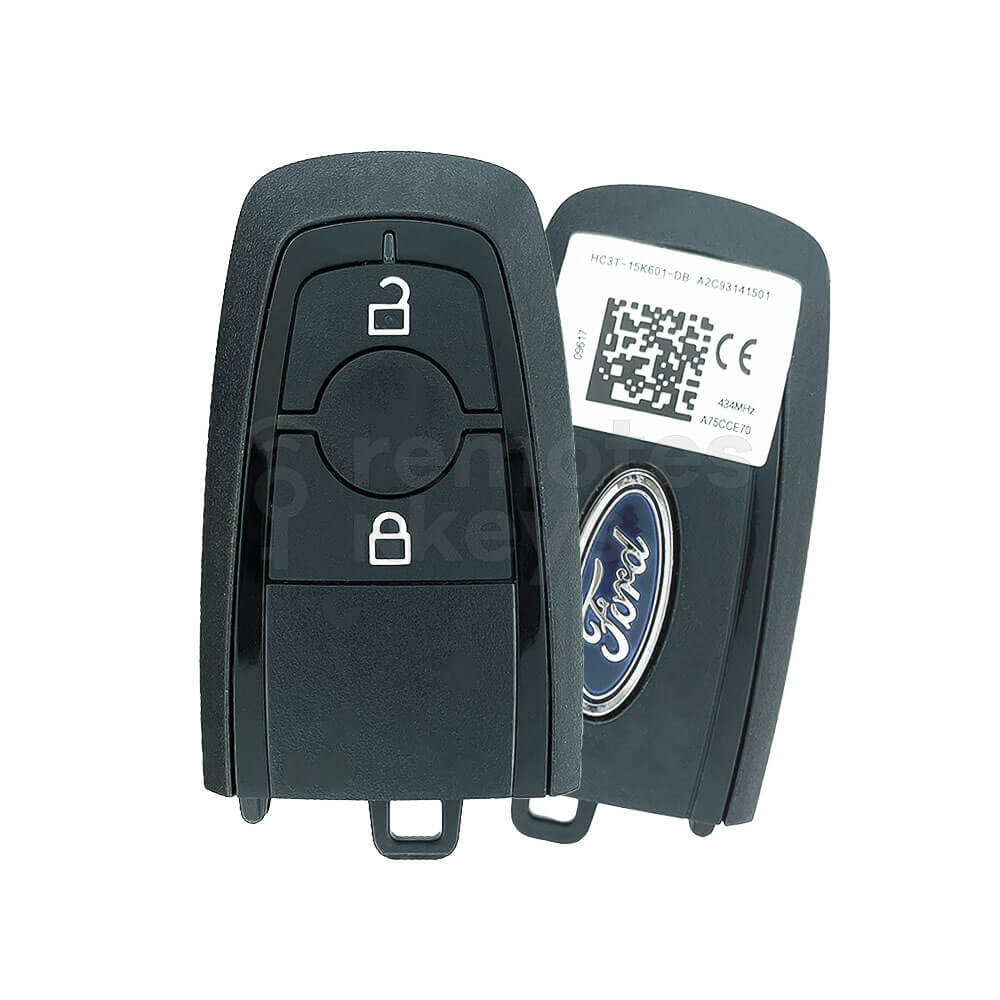 Ford Ranger Remote Key Ford Ranger/Ecosport 2018-2024 Genuine 2 Buttons Smart Remote Key HC3T ...
