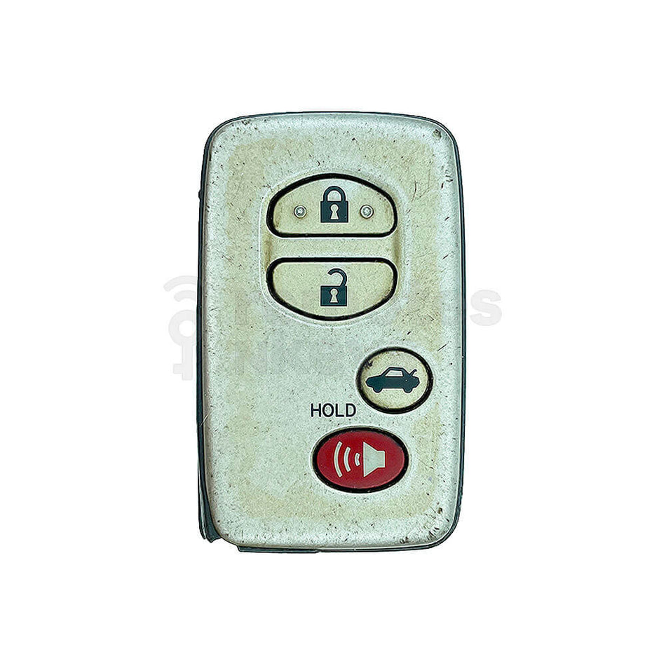 Toyota Camry/Aurion 2009-2011 3+1 Buttons Original Used/Unlock Smart Remote Key 4D 314MHz 89904-33310 FCC ID: HYQ14AAB PCB: 271451-3370