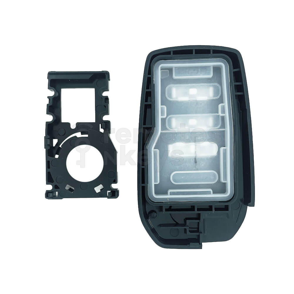 Toyota Land Cruiser/Corolla Cross/Yaris Cross 2021 3 Buttons Smart Remote Key Shell/Case With TOY40 Emergency Blade