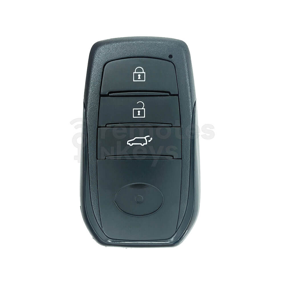Toyota Land Cruiser/Corolla Cross/Yaris Cross 2021 3 Buttons Smart Remote Key Shell/Case With TOY40 Emergency Blade