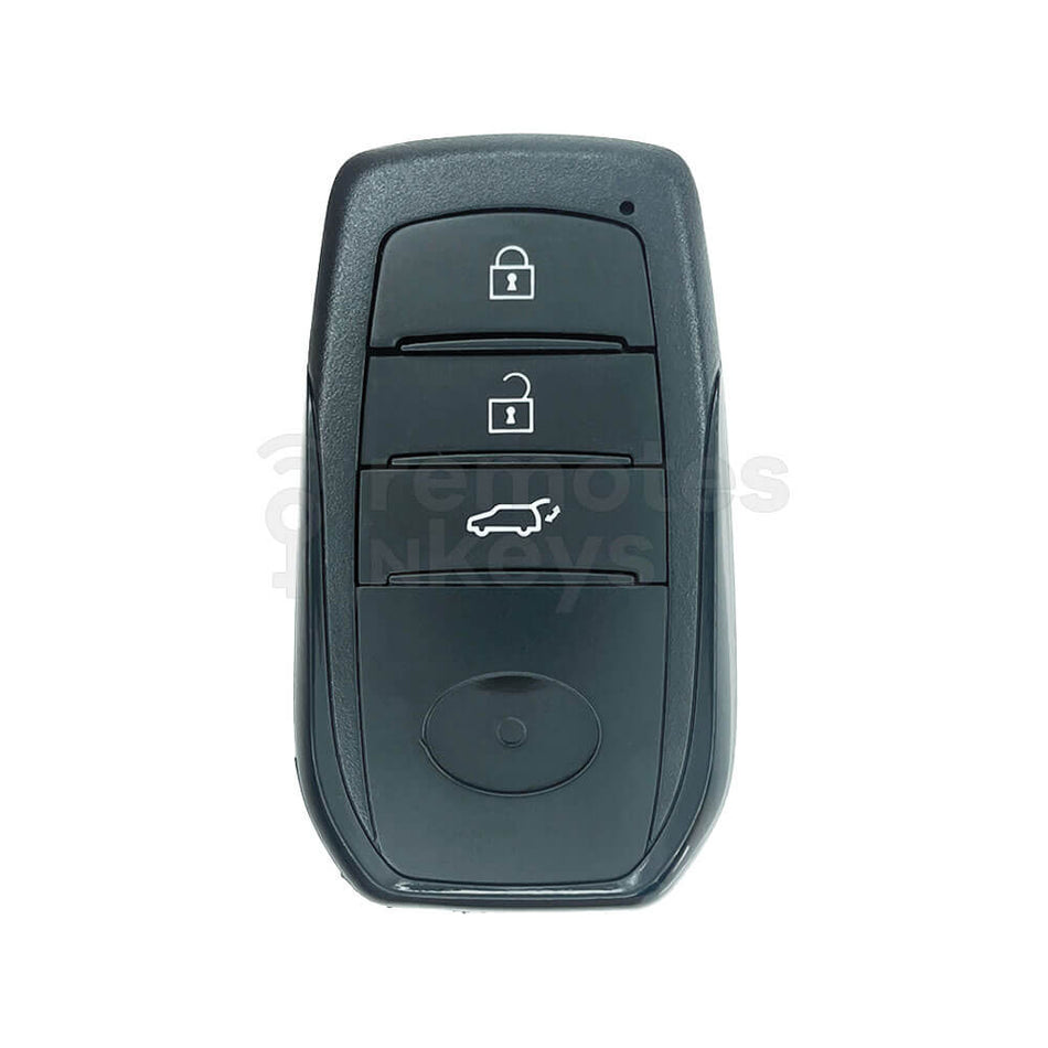 Toyota Land Cruiser/Corolla Cross/Yaris Cross 2021 3 Buttons Smart Remote Key Shell/Case With TOY40 Emergency Blade