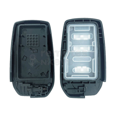 Toyota Land Cruiser/Corolla Cross 2021 2+1 Buttons Smart Remote Key Shell/Case With TOY40 Emergency Blade