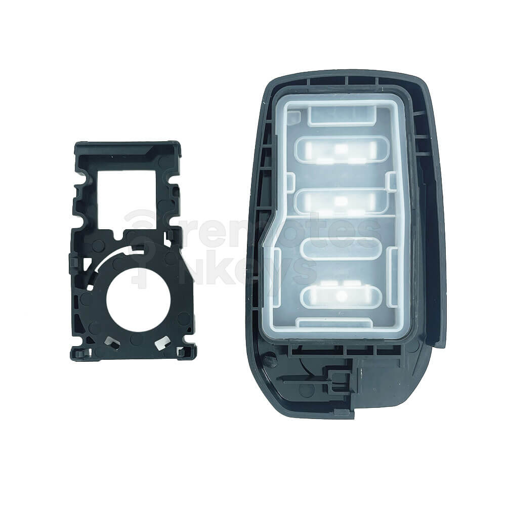 Toyota Land Cruiser/Corolla Cross 2021 2+1 Buttons Smart Remote Key Shell/Case With TOY40 Emergency Blade