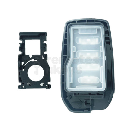 Toyota Land Cruiser/Corolla Cross 2021 3+1 Buttons Smart Remote Key Shell/Case With TOY40 Emergency Blade