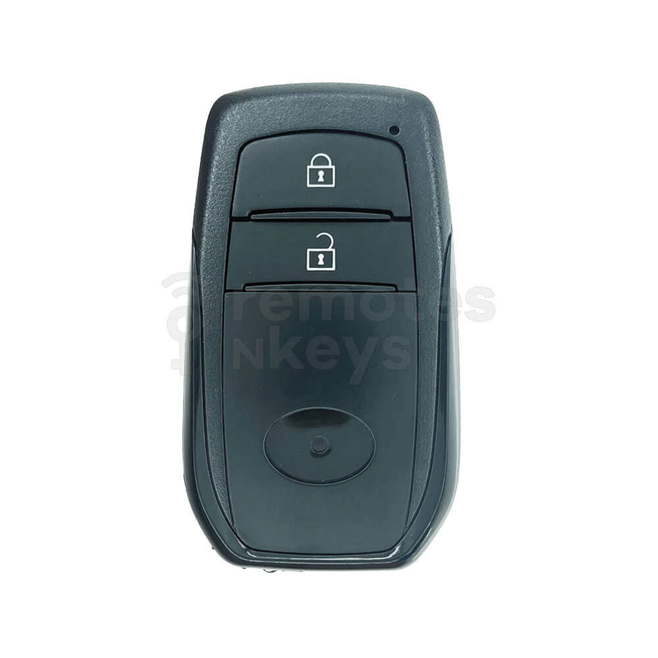 Toyota Land Cruiser/Yaris Cross 2021 2 Buttons Smart Remote Key Shell/Case With TOY40 Emergency Blade