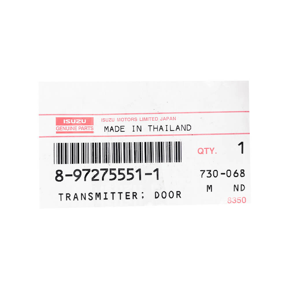 ISUZU D-Max/MU-X 2016-2020 Genuine 2 Buttons Smart/Prox Remote Key 8-97275551-1