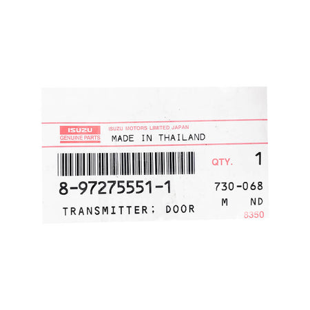 ISUZU D-Max/MU-X 2016-2020 Genuine 2 Buttons Smart/Prox Remote Key 8-97275551-1