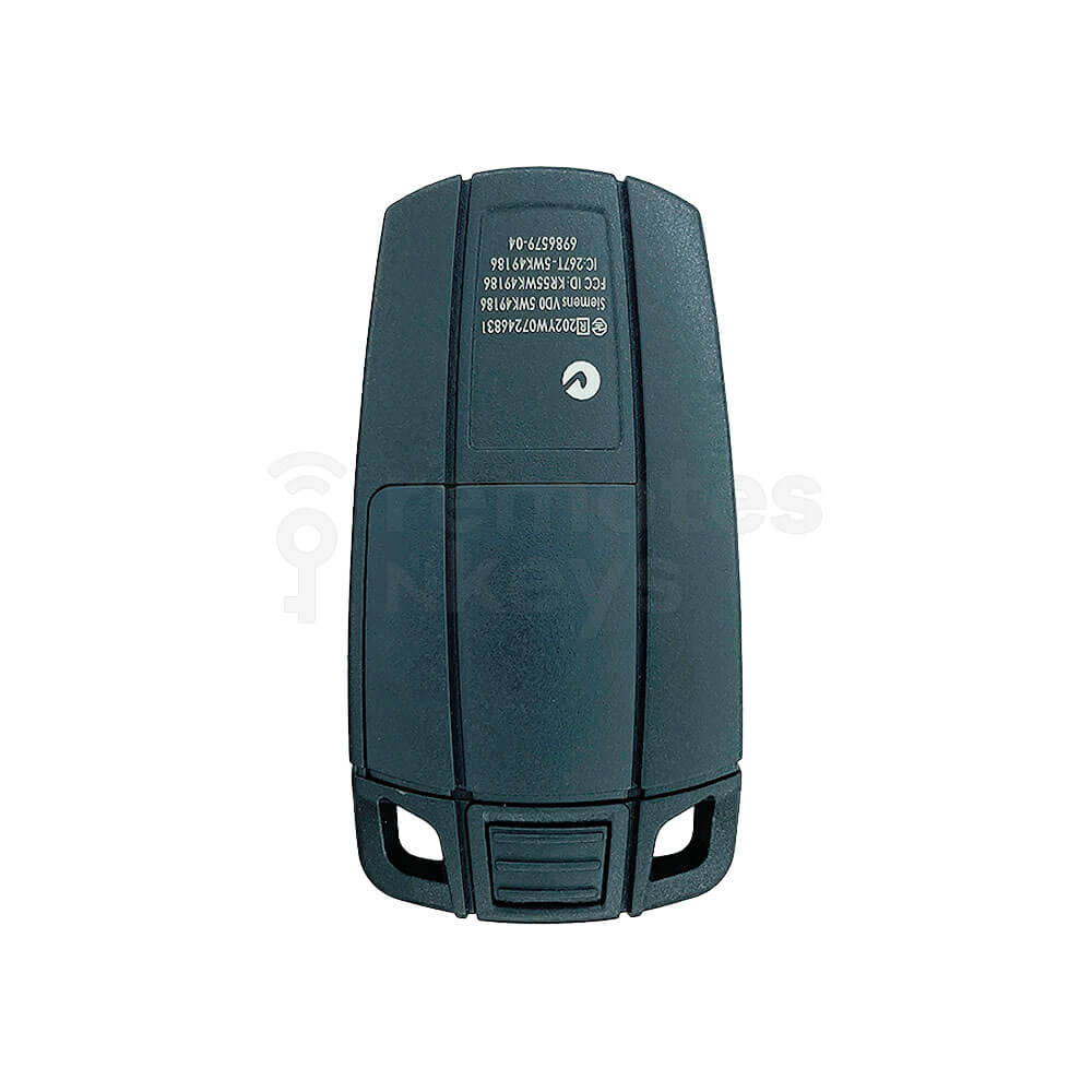 BMW CAS3 System 3/5/6/X Series 3 Buttons Slot Start Remote Key ID46 433MHz