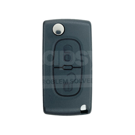Peugeot 207/307/308 2005-2011 2 Buttons Flip Remote Key ID46 433MHz HU107 Blade
